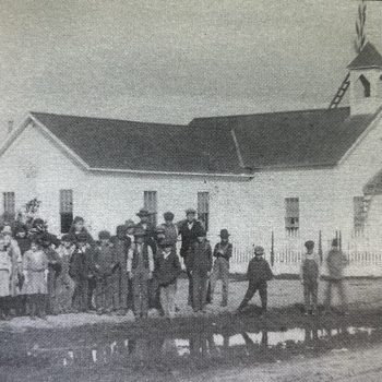 Schoolhouse, by Pat Hathaway Collection, California Views 1908